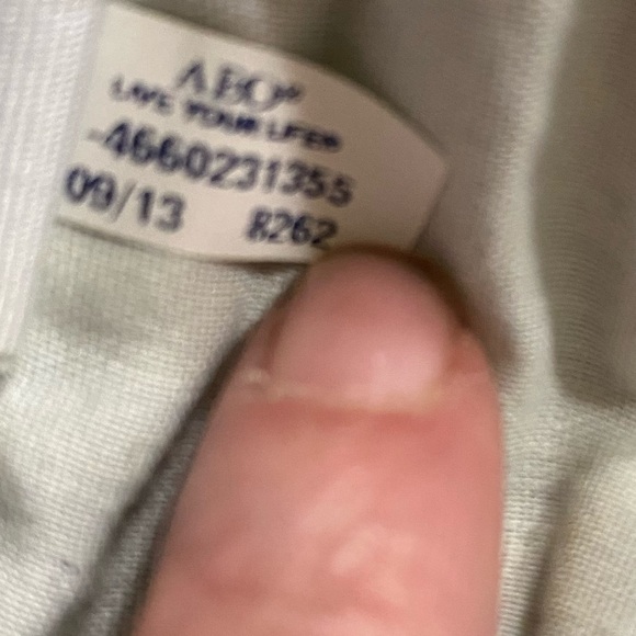 American Eagle SZ 2 Mid Rise Straight Leg Super Stretch Jeans Vintage Dark Wash - Picture 9 of 9